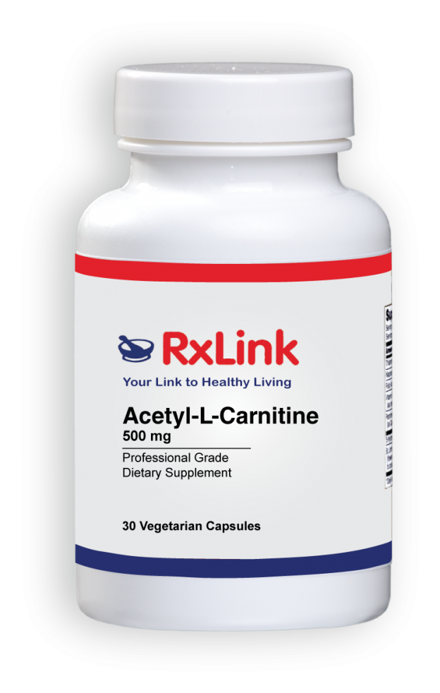 RxLink AcetylLCarnitine 500mg 30 caps RxLink